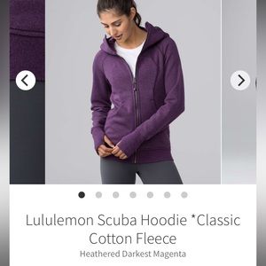 Lululemon Scuba Hoodie *Classic Cotton Fleece
